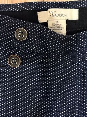 89th & Madison Polka Dot Capris.